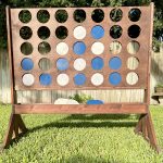Large Connect 4 wooden game